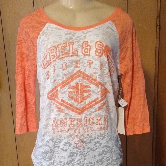 Orange Rebel And Soul Fighter Shirt - Picture 1 of 5